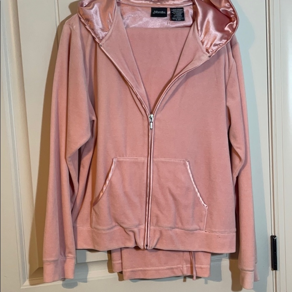 Sweatsuit top and bottom